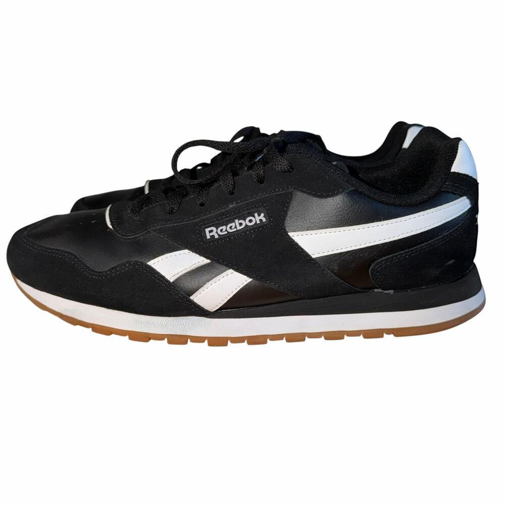 Reebok Classic Harman Run Black White Gum Sole Sneakers Men’s 11.5 EU45 - Picture 4 of 7